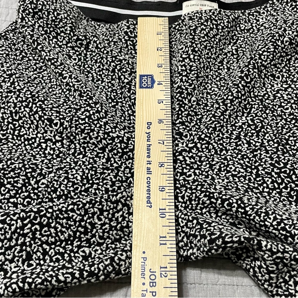 Anthropologie Black and White Cropped Pants - Picture 12 of 15